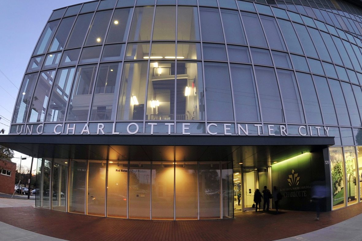 Front of the UNC Charlotte Center City Building
